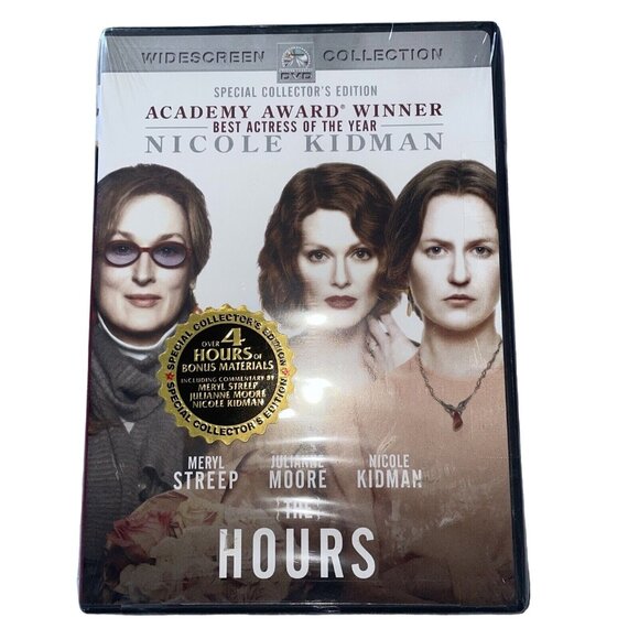 The Hours Drama Romance DVD PG 13 2002 u Meryl Streep Nicole Kidman Julianne Moo - Picture 1 of 2